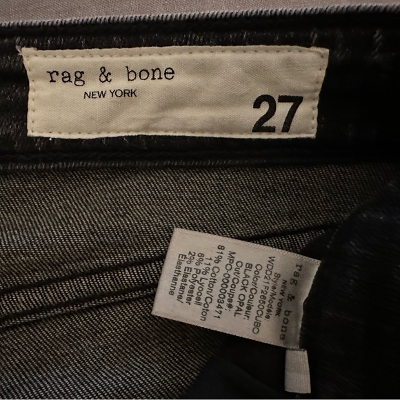 Rag & Bone dark grey jeans size 27 - Picture 4 of 4